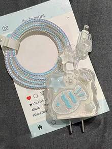 5 件装 Marine Fish 充电线保护器，防断裂、防污适配器套组，兼容 Apple 20W 充电器 Nan 充电器配件 手机配件 - 彩色 - 查看 5