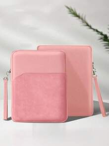 1 件粉色平板电脑保护套，适用于 8 英寸/9.7 英寸~11 英寸/12.9 英寸平板电脑，简约内袋带前袋，大容量双层缓冲保护套带手柄 - 粉色 - 查看 13