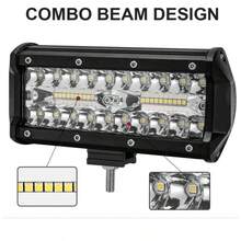 6pcs Motorcycle LED Driving Fog Lights Yellow White Dual Color Hi/Lo Beam Spotlight For Motorcycle Fog Lights Aux Light