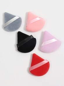 Triangle-Shaped Velvet Powder Puff 5/10/20/30/50/100pcs,Made Of Super-Soft Velvet, Designed For Contouring, Eye, And Corner, Suitable For All Skin Types.,Makeup,Cheap,Room Decor,Vanity,Travel,Bedroom,Makeup Accessories,Puff,Makeup Blender,Powder Puff,Makeup Sponge,Cheap,Stocking Stuffers,Makeup,Makeup Tools,Cheap Stuff,Gifts,Gifts For Women,Christmas Gifts - Multicolor - View 12