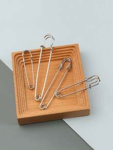 10 piezas Juego de alfileres de metal de uso pesado, de varios tamaños, juego de alfileres con cierre de resorte, adecuado para costura, acolchado, mantas, decoración del hogar y manualidades - Accesorios de costura multifuncionales, alfileres grandes fijos y gruesos, alfileres de hebilla simples, clips de metal extra gruesos y resistentes para ropa/bolsos/manualidades | Fijadores de armario DIY, alfileres antideslizantes para faldas, alfileres de hebilla para ropa