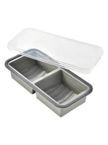 带盖硅胶冷冻托盘 - 汤冷冻容器模具 - 硅胶冷冻模具，用于制作冰块，用于冷冻汤、炖菜、酱汁、餐食准备，非常适合储存汤、酱汁、米饭、剩菜、果汁、甜点、冰沙等 - 彩色 - 查看 19