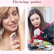 5pcs 0.17oz Portable Perfume Spray Bottles - Leak-Proof Aluminum Alloy Travel Atomizers | Easy Refill Design, Suitable For Perfume, Essential Oils, Cologne And Other Liquid Travel Essentials, Can Be Filled With Perfume, Travel Essential. - 彩色 - 查看 4