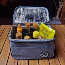 1pc Lunch Bag For Women Men, Single Layer/Double Layer Lunch Box - Leakproof Insulated Soft Large Lunch Cooler Bag - Reusable Lunch Box For Office Work School Picnic Beach(Use After Ventilation)