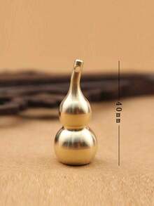 Hộp đựng thuốc hình quả bầu nhỏ, hộp sơ cứu, có thể đựng thuốc, vitamin và dầu cá, móc khóa hình quả bầu bằng đồng thau theo phong thủy, mang ý nghĩa may mắn, giàu có, sức khỏe và thành công, quà tặng cho bạn bè, gia đình và người thân yêu. - Vàng - Xem 17