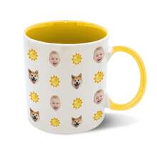 One Piece Custom Face Mugs, Personalized Photo Coffee Mugs, Personalized Baby And Pet Face Mugs, High Quality Mugs With Different Mug Colors Available, Suitable For Valentine's Day, Wedding Anniversaries, Graduation, Birthdays, Children's Day, Father's Day, Graduation Gifts, Multi-Functional, Ornamental, Anti-Mold, Reusable, Easy To Clean, Adorable, High-Quality, Cute, Modern, Custom, Personalized, Unique, Ideal Gifts For Him, Ideal Gifts For Kids, Bathroom, Living Room, Bedroom, Office, Tea Room, School, Home,Delicate Romance