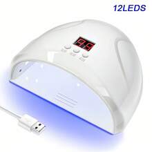 15pcs/Set Manicure Kit Including UV Lamp, Nail Removal Tool, Nail Buffer, Cuticle Pusher, Dust Brush, Nail File, Cuticle Remover - Multicolor - View 6