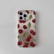 Funda para teléfono: Impresionante funda con diseño de corazón grande y textura glaciar, resistente a los golpes y compatible con los modelos 11 al 16, incluyendo Pro y XS/XR/X/8/Plus. Presenta un gran orificio en forma de vórtice: Corazón Grande 007DM. - Rojo - Ver 5