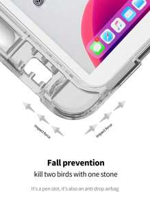 Funda protectora para tableta plegable de tres pliegues, con función de soporte, activación/desactivación inteligente, protección anti-caída en las cuatro esquinas, con ranura para bolígrafo, compatible con Tablet Tab M11 (2024), Tab M10 Plus (Gen 3), Tab P11, Redmi y Pad 7/7 Pro