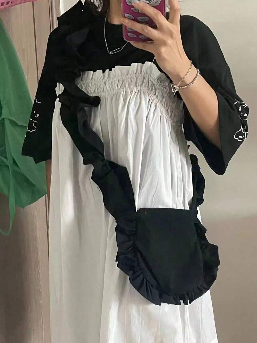 Women Shoulder Bags - 黑色斜背包 - 查看 1