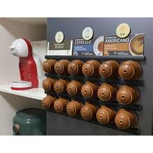 1set 6pcs Coffee Capsule Storage Holder Compatible With Any Coffee Capsule Storage Rack, Kitchen Storage Organizer - Multicolor - View 9