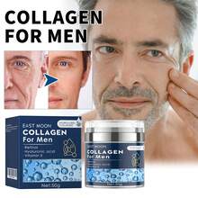 50/100g Men's Retinol Face Cream Collagen Wrinkle Remover Anti-Aging Fade Fine Lines Firming Lifting Soften Repair Skin Deeply Moisturizing Tighten Skin Care - Blue - View 5