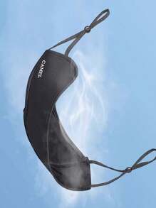 CAMEL CROWN Three-Dimensional Sunscreen Mask For Women, Cool Ice Silk Anti-Ultraviolet High-Value Black Mountaineering Sunshade Mask