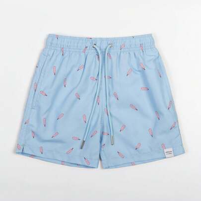 Apres Life Kids Twister Blue Swimshorts