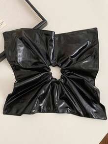 topshiny 复古格子纽扣装饰发圈，女士发饰，发圈，发球，休闲，洗脸，头饰