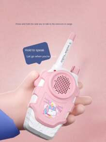 1 对儿童新款对讲机，家庭互动玩具，角色扮演，长距离通信，操作简便，可快速使用，节日礼物