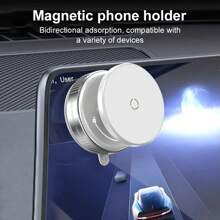 Base rotante a 360 gradi, supporto per telefono auto con ventosa a vuoto e magnete, compatibile con e Android, regalo per compleanni, famiglia e amici, accessori auto