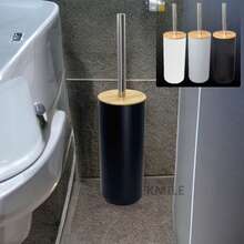 1 件可拆卸塑料豪华浴室马桶刷，家居装饰配件浴室装饰秋季装饰