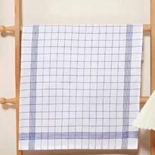 Large Checkered Kitchen Dish Towel, Absorbent Tea Towel, Soft Reusable Cleaning Cloth, Quick-Drying Dishcloth, Dishwashing Cloth - Multicolor - View 22