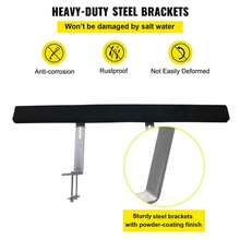 48-Inch P-Shaped Boat Trailer Guide With Carpet-Padded Boards For Easy Boat Loading And Unloading - Black - View 11