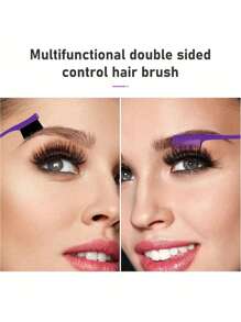 WANMEI 1/10 件发型梳及配件套装 - 包括宽齿弯发梳、200 毫升高压细雾喷雾瓶、3 件发型刷（蓬松刷、边缘控制刷、眉刷和发际线刷）、1 件发髻制作器和 4 件刘海夹 - 多功能美发工具套装，适用于卷发、返校、旅行度假必需品、女士发饰