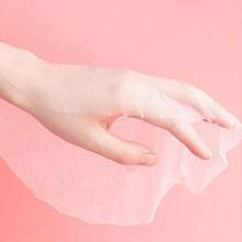 100/50片压缩面膜一次性DIY化妆品压缩面膜片面膜纸护肤包裹面膜，宿舍，返校制作 - 粉色 - 查看 4