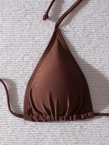 3pcs/Set Women Tie Dye Sexy Backless Swimwear For Beach Resort Vacation Summer - Multicolor - View 6