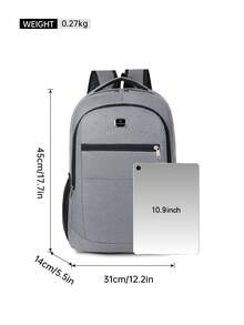 旅行笔记本电脑背包，商务防盗超薄坚固笔记本电脑背包，大学学校电脑包礼物，适合男女，适合 15.6 英寸笔记本电脑 - 彩色 - 查看 5