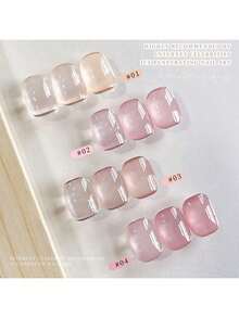 MORDDA 5Ml 4 Colors New Popular Nail Gel Semi Permanent Nail Art Soaking UV LED Nail Salon DIY Nail Salon Gel