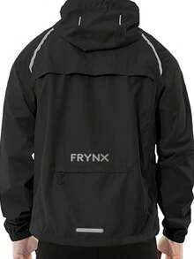 Veste de pluie imperméable et coupe-vent pour homme - Veste softshell respirante pour randonnée avec poches zippées sécurisées, coquille légère pour la randonnée, l'escalade, le camping, les voyages et les aventures quotidiennes