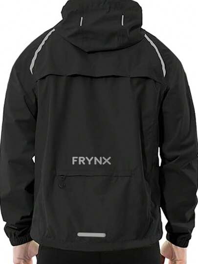 Men's Waterproof Windproof Outdoor Hooded Rain Jacket – Breathable Hiking Softshell Coat With Secure Zipper Pockets, Lightweight Trekking Camping Shell For Hiking, Climbing, Backpacking, Travel & Everyday Adventure