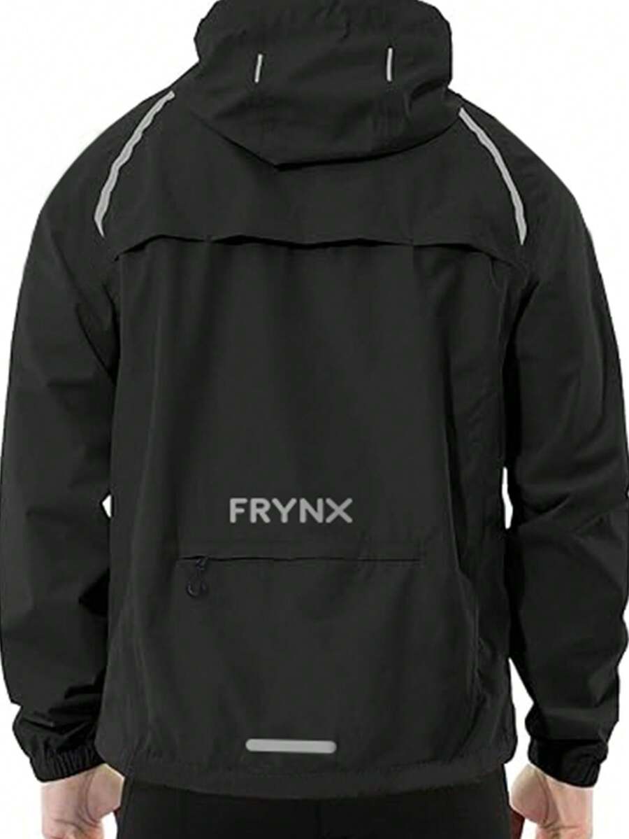 Veste de pluie imperméable et coupe-vent pour homme - Veste softshell respirante pour randonnée avec poches zippées sécurisées, coquille légère pour la randonnée, l'escalade, le camping, les voyages et les aventures quotidiennes