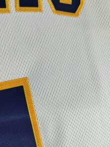 Men's Baseball Jersey 24 Yellow Button-Down Embroidered Sports T-Shirt Gym Clothes Men Basic T Shirt - Yellow - View 5