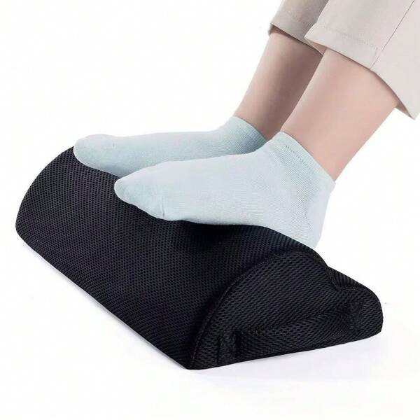 Office Semi Cylindrical Waist Pillow Multi-Purpose Slow Rebound Office Rest Pad Massage Point Leg Pillow Memory Pillow, Suitable For School Office, Back To School