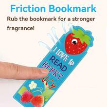 12pcs/24pcs/36pcs Creative Scented Bookmarks With Whimsical Cartoon Artwork, Scratch To Reveal Fragrance Paper Bookmarks, Lovely Stationery For Reading, Premium, Lightweight, Vibrant Desk Accessories For Students, Classroom Activities, Home Study, School Library Time, Giftable Reading Aids, Durable Craft Paper, Playful, Cute, Multi-Scent Options - Multicolor - View 7