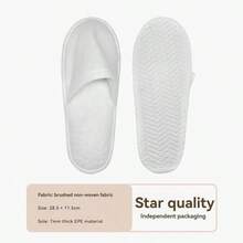 36 par jednorazowych kapci łazienkowych, odpowiednich dla gości festiwalowych – opakowanie hurtowe, odpowiednie do hotelu, spa, podróży, domu na boso, białe palce - Wielokolorowe - Zobacz 8