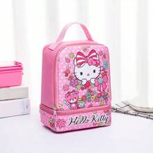 1 件 Sanrio Kuromi、Hello Kitty、Cinnamoroll 午餐袋、便当袋、可爱卡通主题双层午餐袋，适合学校、学生、办公室工作人员、户外聚会、野餐、节日、生日礼物、圣诞礼物