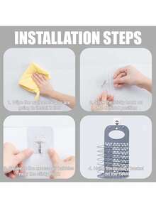 可折叠洗衣篮 悬挂式洗衣篮 带手柄脏衣篮，便携式免打孔可折叠塑料篮，适用于家庭、大学宿舍（大号），衣物收纳桶 洗衣篮 壁挂式，带手柄脏衣篮 - 彩色 - 查看 5