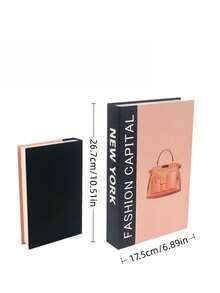 1/2 Stück nordischer moderner faltbarer Heimdekoration Ornamente, modische und neuartige Tischdekoration Handwerkskunst, imitiertes Buch Raumdekoration, bestes Valentinstags-Geschenk, geeignet für Wohnzimmer Vitrine - Verschiedenfarbig - Übersicht 10