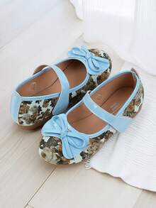 Girls' Flat Shoes, Children's Bowknot Canvas Shoes, Little Girls' Spring Shoes - Multicolor - View 6
