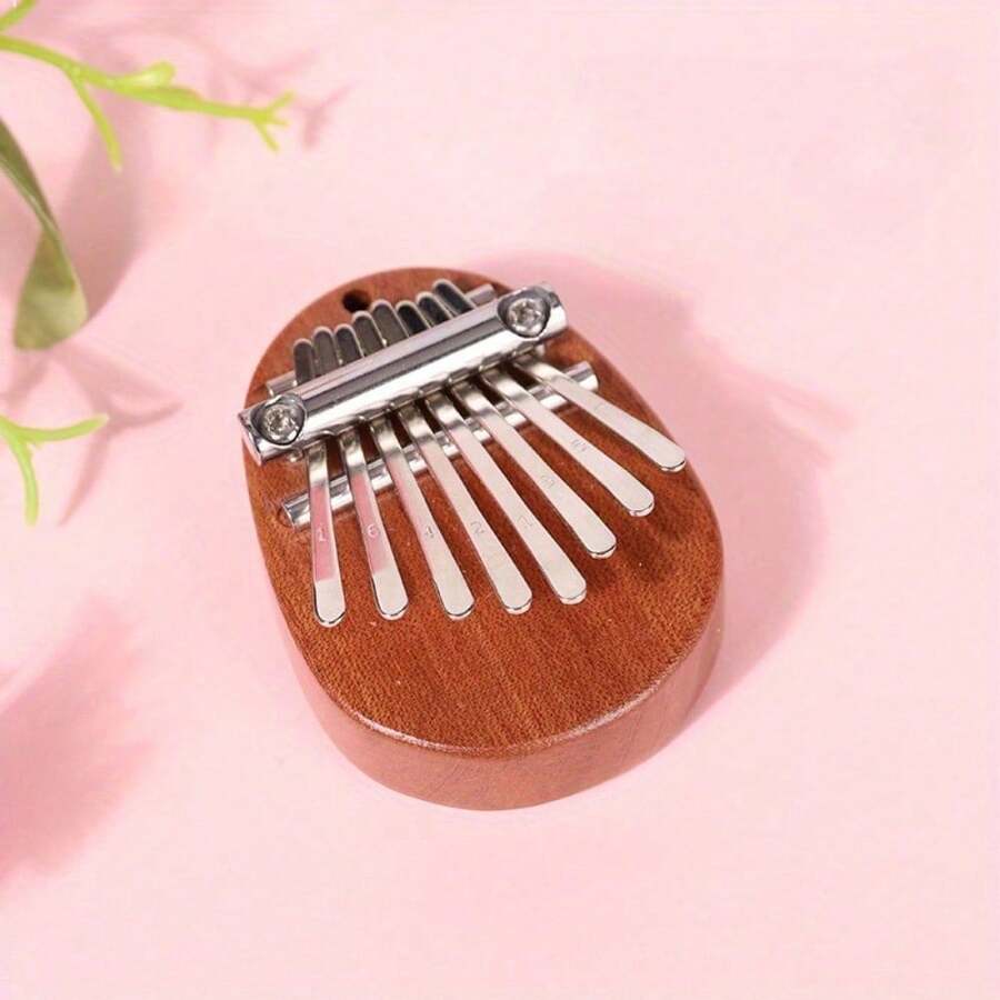 Mini Thumb Piano Finger Piano Portable Instrument Portable 8-Tone Beginners Portable Instrument (Adults Only) - Style 1 - View 1