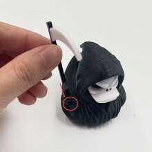 Gothic Duck Of Death - Garage Kit, Unique Gothic Style Gift And Collectible, Novelty Decoration, Dark Satanic Evil Duck Ornament For Desktop Home Decor - Đen trắng - Xem 10
