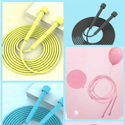 1-4 pièces Corde à sauter légère et rapide, portable, sans plomb, longueur réglable, convient pour l'aérobie, l'entraînement de boxe, la perte de poids, le fitness, l'endurance et l'entraînement de vitesse, idéal pour les filles, les débutants, unisexe
