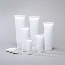 QY 20PCS 50ML 1.7oz Empty Refillable Plastic Soft Tubes Squeezable Bottle White Cosmetic Storage Containers For Package Facial Cleanser Hand Cream Cosmetic Lotion 8502 - trắng - Xem 6
