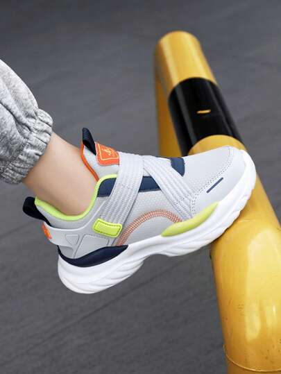 1 Pair Kids Sports Shoes, Summer New Breathable Mesh Lightweight Casual Running Shoes, Suitable For Daily Casual & Running