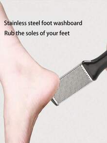 11pcs/10pcs Universal Foot Scrub Set Foot Scraping File, 10In1 Foot Toolkit Exfoliating Cleaning Foot Care Dead Skin Removal Coolus, Scraping, Foot Scrubber - Black - View 5