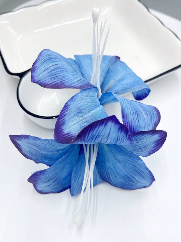 1pc Women Lily Flower Hairclip, Elegant Floral Side Hair Accessory, Versatile & Suitable For Daily Wear Claw Clips Hair Claws Hair Barrettes