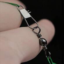 Stainless Steel Fishing Wire Leader Line,Heavy Duty Fishing Leader Line With Rolling Swivels Insurance Snap Connect Tackle Lures Rig Or Hooks