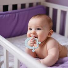 1 包婴儿出牙玩具 - 硅胶出牙玩具 | 防掉落三面手套出牙胶，缓解出牙困难 | 易于抓握 - 彩色 - 查看 4