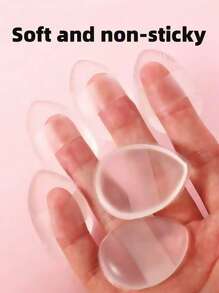 1个/2个/3个装硅胶美妆蛋，不吸粉，水晶BB气垫，透明啫喱粉底，不吸粉，美妆蛋收纳袋，超级柔软！Hidden Treasure透明硅胶美妆蛋，干湿两用，顺滑不吸粉，化妆工具，BB气垫，啫喱美妆蛋，化妆品，便宜，房间装饰，梳妆台，旅行，卧室，化妆配件，粉扑，美妆蛋，粉扑，美妆海绵，便宜，圣诞礼物，化妆品，化妆工具，便宜货，礼物，女士礼物，圣诞礼物